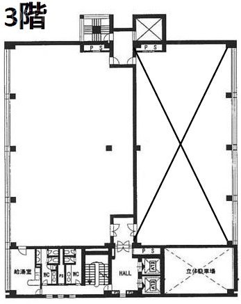 コスモス本八幡ビル3F 間取り図