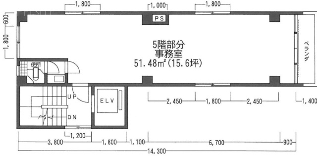 ABCビル5F 間取り図