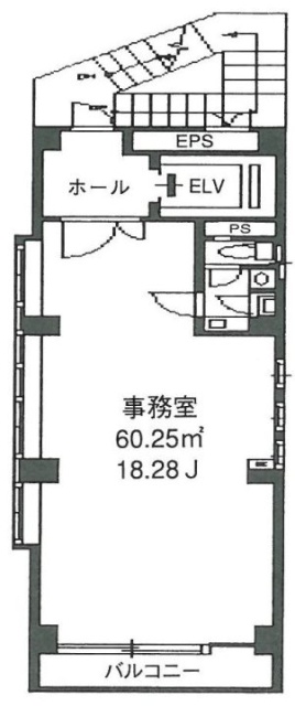 ヤナギヤビル8F 間取り図