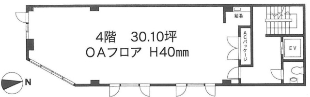 山内ビル4F 間取り図