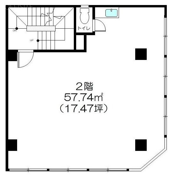 クリスタルビル2F 間取り図