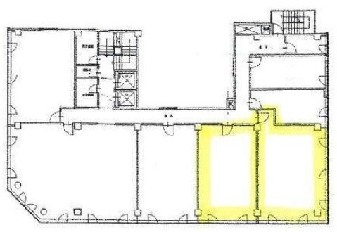 AIC共同ビル人形町805 間取り図