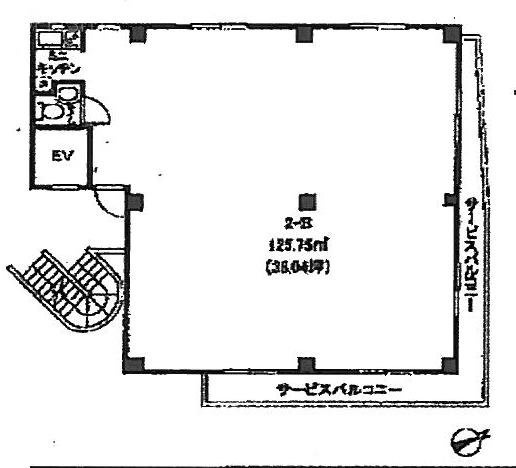 エグゼ千歳船橋ビルB 間取り図