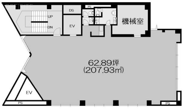 丸八青山ビル5F 間取り図