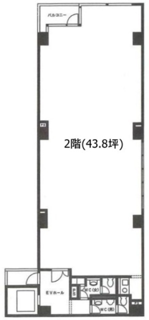 香取ビル2F 間取り図