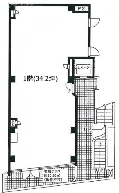 第2伊奈ビル1F 間取り図