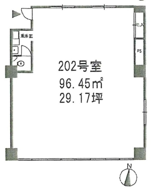 シュロス浅草202 間取り図