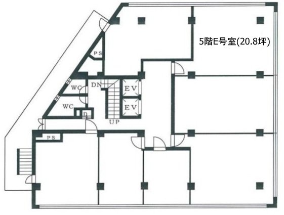 山の手ビルE 間取り図