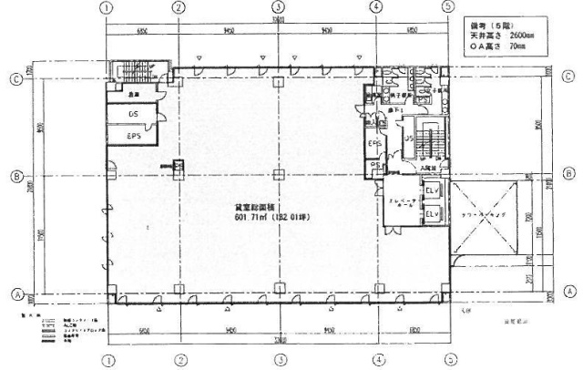 ヒューリック三田ビル5F 間取り図