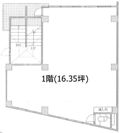 門前仲町1丁目ビル1F 間取り図