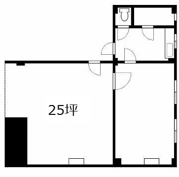 昊英ビル1F 間取り図