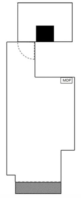牧野ビル1F 間取り図