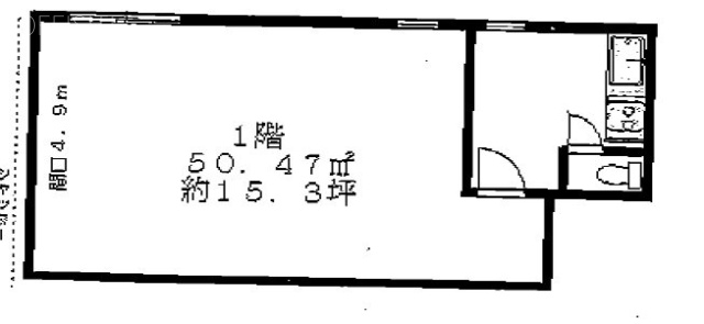 アカイシビル1F 間取り図