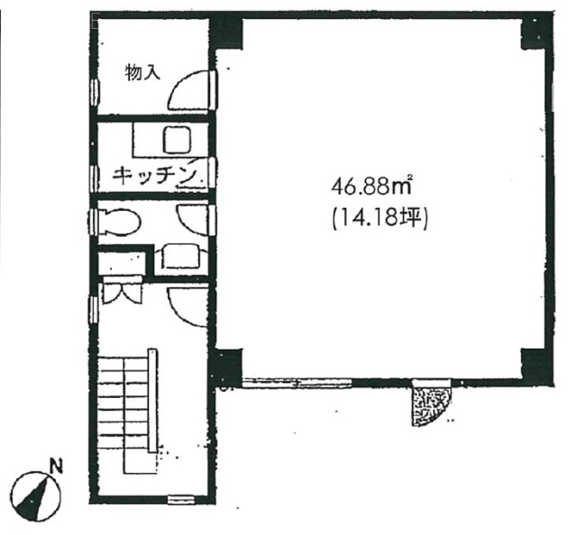 ニュー富士屋ビル1F 間取り図