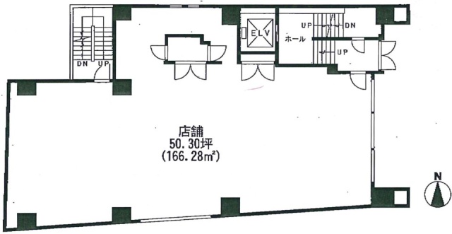 渋谷宮田ビル1F 間取り図