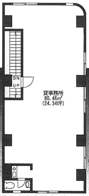 日本橋伊藤ビル2F 間取り図
