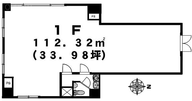 KFビル1F 間取り図