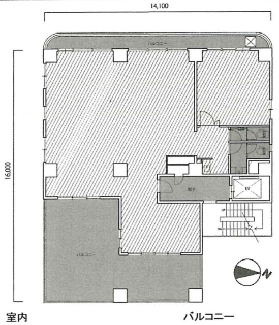 ロイクラトン四谷3F 間取り図