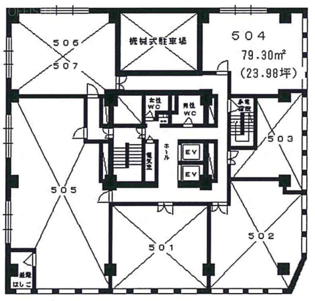 マリンビル504 間取り図