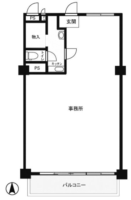 マルシンビル403 間取り図