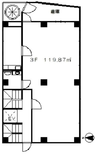 今井ビル3F 間取り図