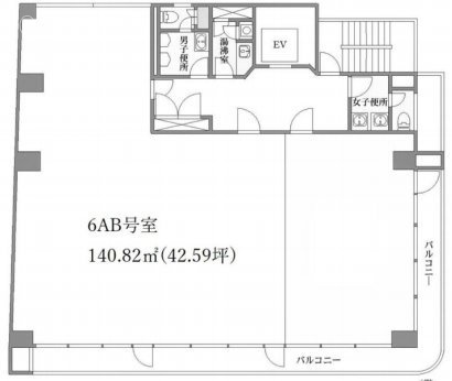 アーバン北千住ビルAB 間取り図