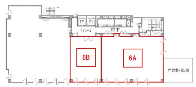 横浜楠町ビルA 間取り図