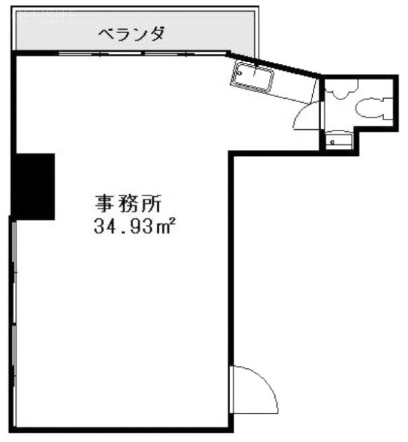 サンハイツ中野103 間取り図