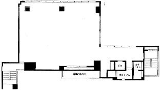 中銀城山ビル8F 間取り図