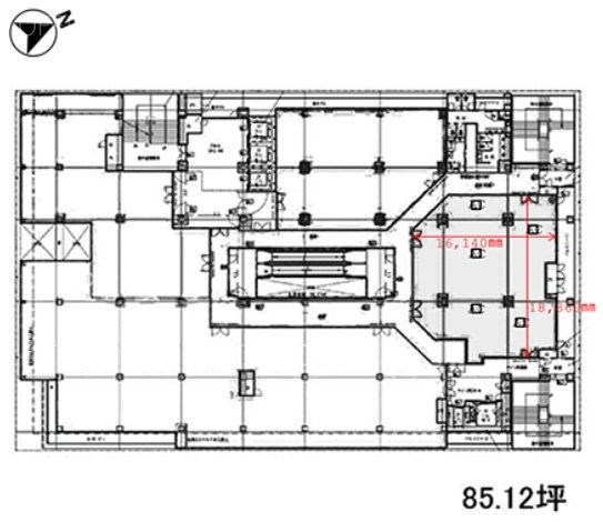 プレミアヨコハマ403 間取り図