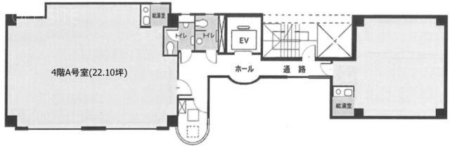 築地高野ビルA 間取り図