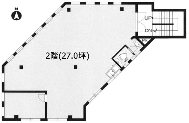 保木間日光街道ビル2F 間取り図