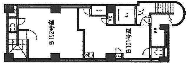 SKビルB102 間取り図