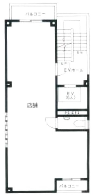 白木ビル3F 間取り図
