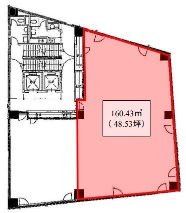 新中央ビル9F 間取り図