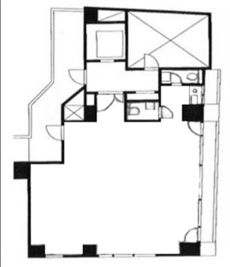 赤坂三河家ビル5F 間取り図
