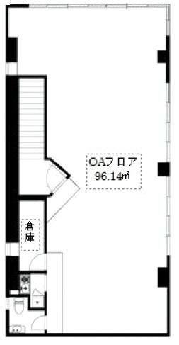 第2小磯ビル2F 間取り図