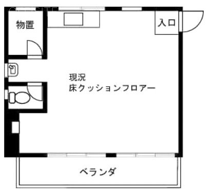 富田ビル505 間取り図