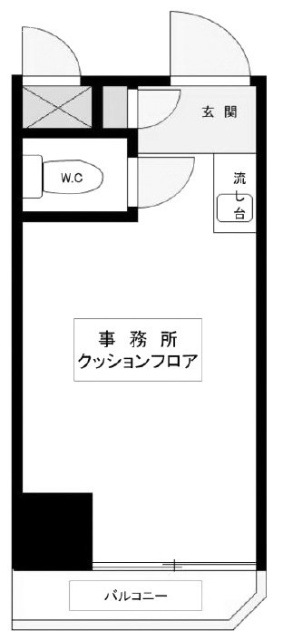 吉祥寺永谷シティプラザビル804 間取り図