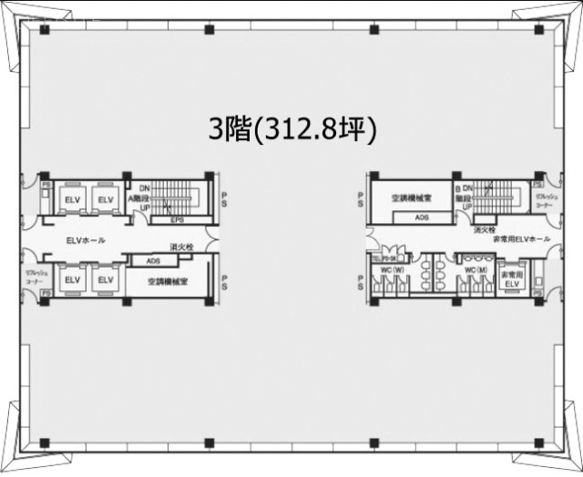 兼松ビルディング本館3F 間取り図