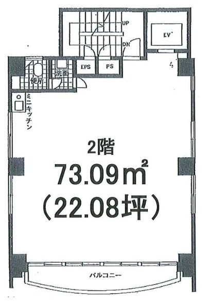 南大塚MTビル2F 間取り図