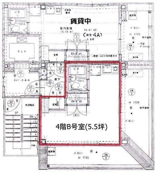神田ビルB 間取り図