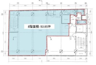 木村実業ビル8F 間取り図