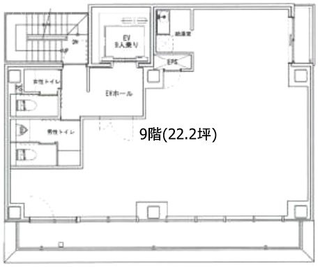 美倉ビル9F 間取り図