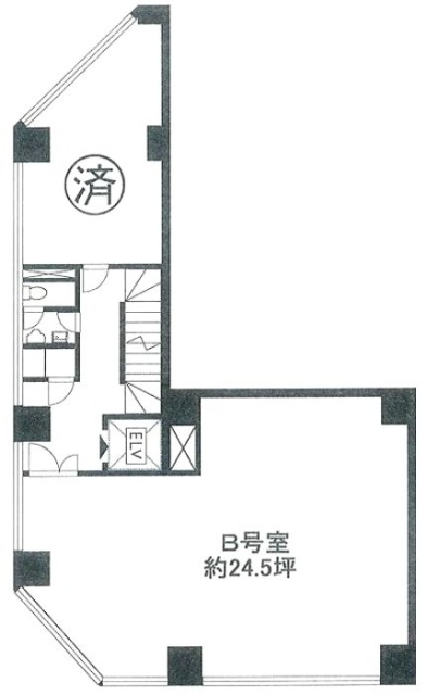 白井ビルB 間取り図