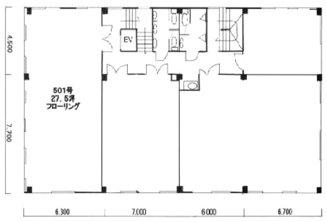 第1笠原ビル501 間取り図