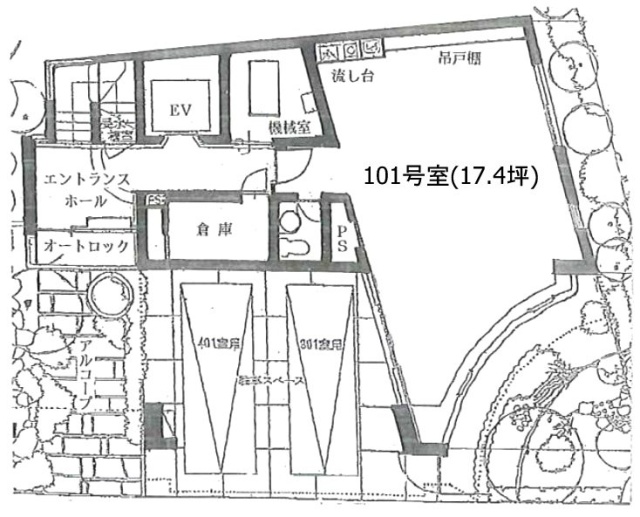 188ビル101 間取り図