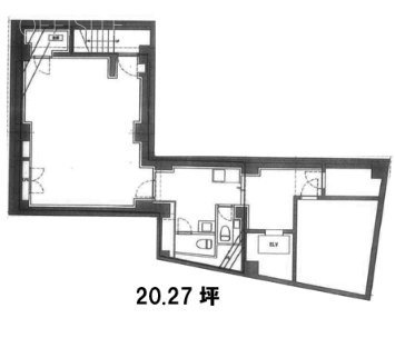 錦町スクウェアビルB1F 間取り図