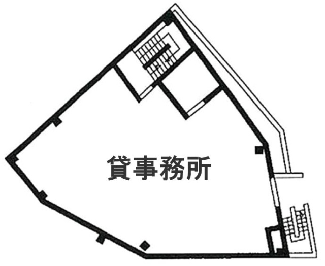 ツチヤビル5F 間取り図