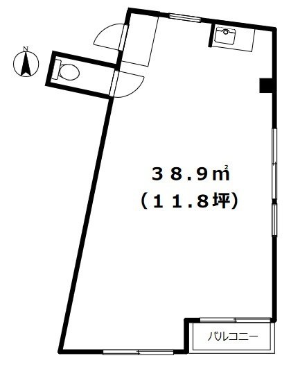 岡田ビル202 間取り図